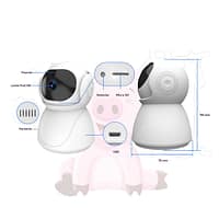 CÁMARA MONITOR DE BEBÉ CON MICRÓFONO Y ALTAVOZ MITUTO