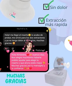 INSERTOS DE SILICONA PARA AJUSTAR LA TALLA DE TU EXTRACTOR