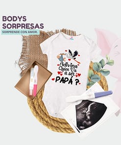 bodys para dar sorpresas de embarazo