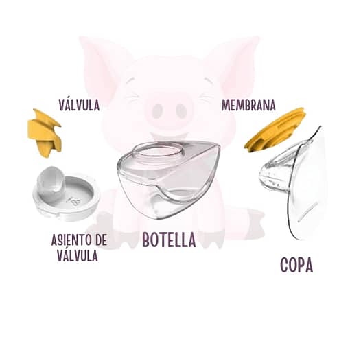 PIEZAS DE REPUESTOS PARA EXTRACTOR DE LECHE INALAMBRICO ELÉCTRICO