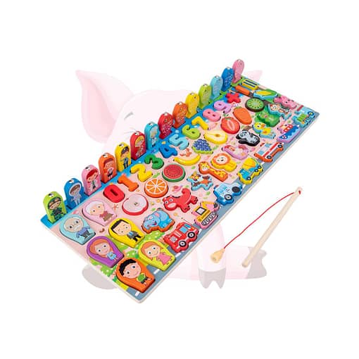 TABLERO MONTESSORI PARA JUEGOS INFANTILES